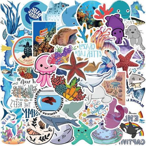 Pack 50 Autocollants Vinyles Graffiti Décoratifs pour Ordinateur Portable, Voiture, Skateboard, Moto, Vélo, Bagages, Pare-chocs - Autocollant Bombe(3) (1/5)