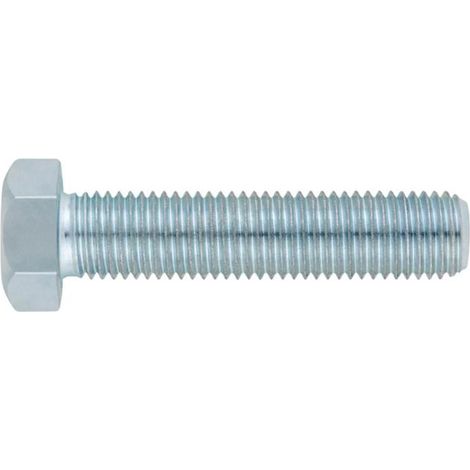 CHAVESBAO tornillo hexagonal din 933 8.8 zinc 20x45 , Tornillo hexagonal DIN 933 8.8 zincado de 20 x 45 mm, un elemento de fijación resistente diseñado para realizar uniones sólida