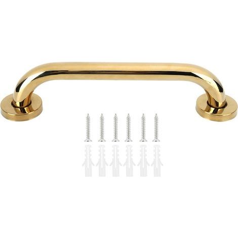 Bathroom grab bar, suitable for bathtubs, toilets, and showers, with safety support handle and towel rail, 30 cm high, ideal for the elderly. (1/5)