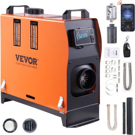 Chauffage Diesel Tout-en-Un Portable 12 V 5-8KW 0 - 16-0 (1/5)
