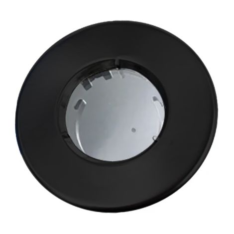 Collerette fixe noir IP65 diamètre 90 - Noir - BLM