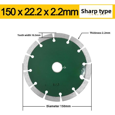 Lame de scie spéciale monobloc mixte pour machine à rainurer, lame de rainurage pour murs en argile, lame de coupe 300/350, résistante à l'usure (15022,22,2) (1/5)