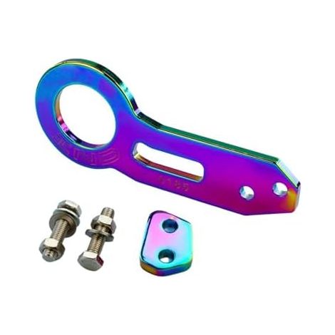 Crochet de remorquage arrière pour voiture Anneau de remorquage pour pare-chocs - Anneau de remorque en aluminium pour SUV, camping-cars, camions et autres véhicules de course (1/5)