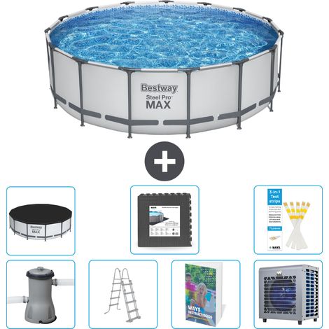Bestway Bestway Steel Pro MAX Ronde - 488x122 cm - 8-pièces  S538 (1/4)