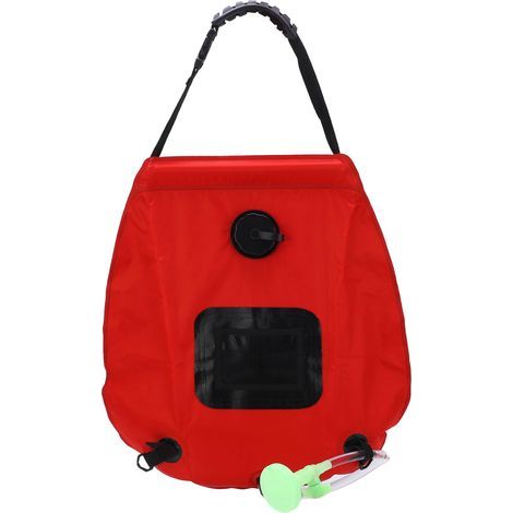 Faltbarer 20-Liter-Solarduschsack mit Schlauch und Duschkopf für Camping und Wandern (1/5)