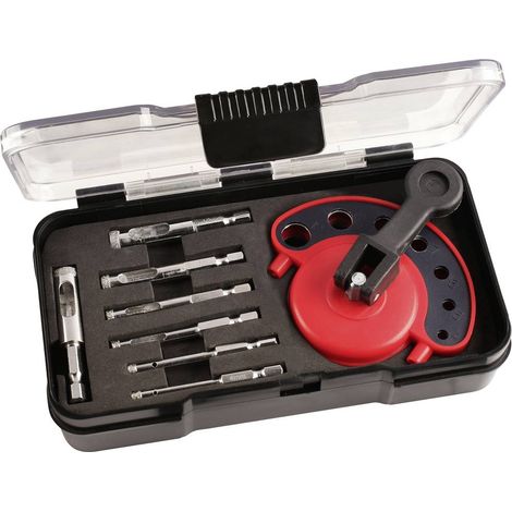 kwb 499900 Kit seghe a tazza 8 parti 4 mm, 5 mm, 6 mm, 7 mm, 8 mm, 10 mm, 12 mm 8 pz. (1/3)