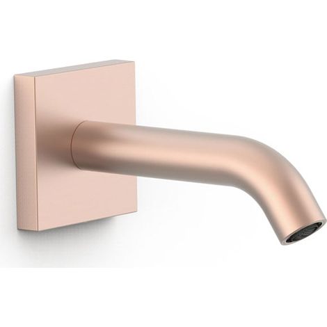 TRES 21018107OPM COMPLGRIFERIA Caño Fijo De Pared Oro Rosa Mate - ref: 21018107OPM (1/2)