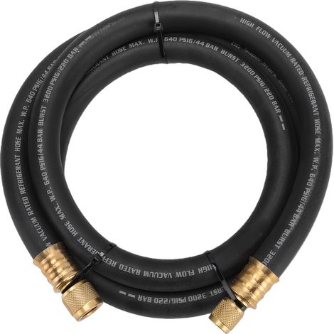 Tuyau d'aspiration HVAC de 1/2 pouces, raccord de 1/4 à 3/8, charge de réfrigérants, 640PSI, pression d'éclatement de 3200PSI (1/5)