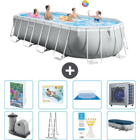 Prism Frame Pool Oval - 610x305x122 cm - 9-teilig S555 (1/4)