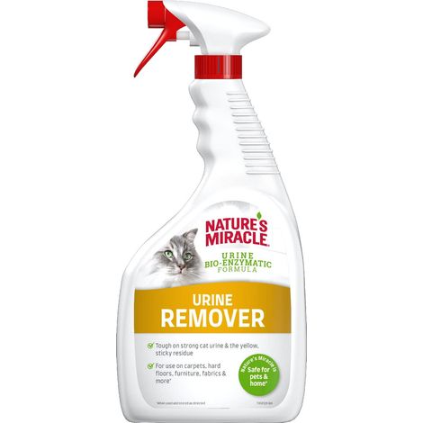 Nature´S Miracle Urine Remover per Gatti, Eliminare le Macchie di Urina, a Base di Oli Essenziali, 946 Ml