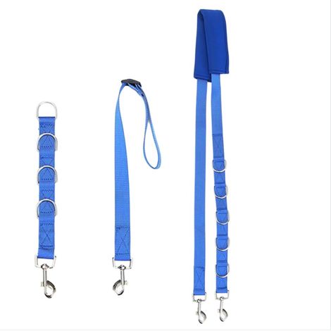 Ensemble de toilettage et de bain pour animaux de compagnie en trois pièces – Laisse de retenue en polyester pour chien afin d'empêcher les chiens de s'échapper pendant le bain (1/2)