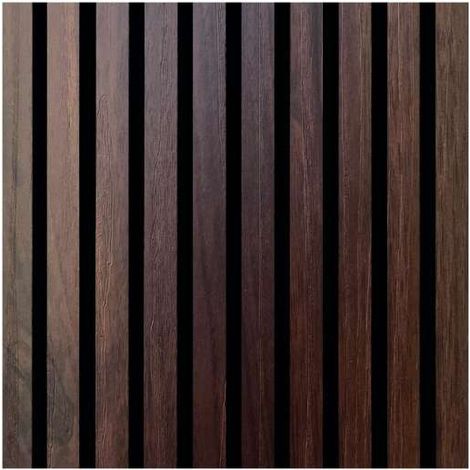 Pannello Fonoassorbente Murale Effetto Noce Chiaro 60x60 cm per Interni