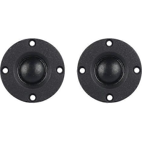 tweeters 6 ohms 30 W Hi-Fi à dôme souple et film de soie, résistance en néodyme, boîtier en aluminium noir (1/5)