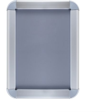 PrimeMatik - Cadre en aluminium arrondi pour la publicité affiche A1 635x885mm (1/5)
