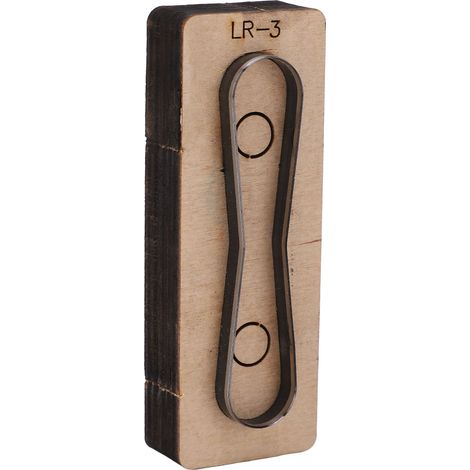 Moule de découpe en acier allié LR 3 pour estampage DIY, poinçon artisanal en cuir et métal, accessoires de coupe créatifs (1/5)