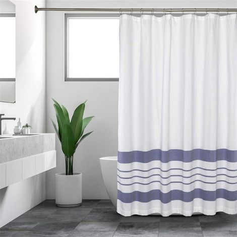 Wasserdichter digitaler Duschvorhang – dekorativ und praktisch für Badezimmer, Anti-Schimmel, 180 x 180 cm, Stil 47