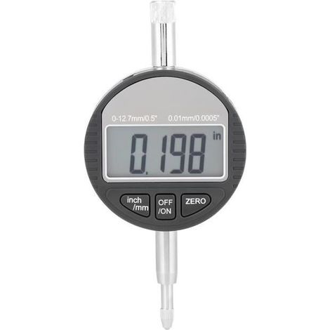 Indicateurs à cadran numérique LED Jauge indicateur de sonde comparateur électronique Indicateurs test cadran 0-12.7mm -TAM (1/4)