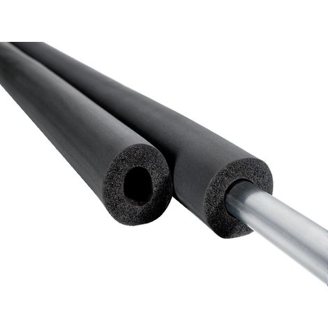 Nicht aufgeschnittene Isolierhülle - 13 mm dick - 2 m lang Ø22
