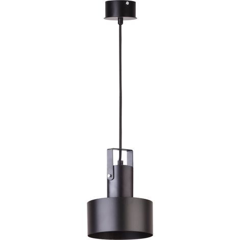 Lampada a sospensione moderna nera Rif Plus E27 15W Sigma (1/2)
