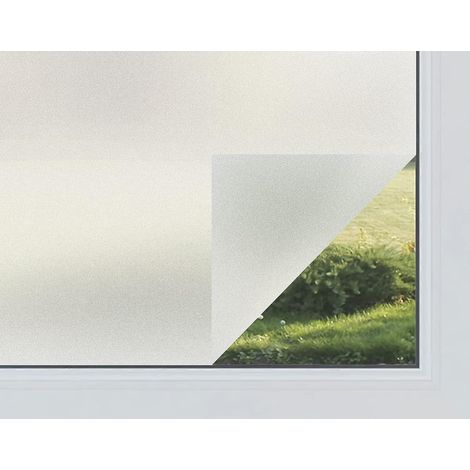 Film adhésif décoratif cristal pour vitres, sans colle, protection confidentialité bureau, cloison en verre, porte vitrée, salle de bain, pose facile (1/4)