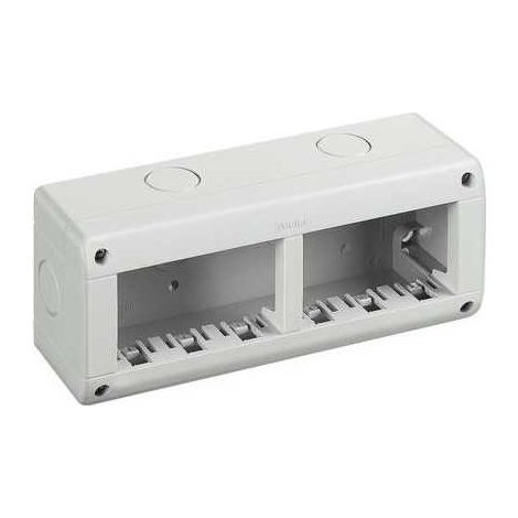 Estuche IP40 compuesto por base y cubierta