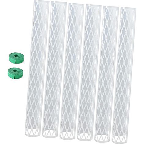 Poteaux en mousse en plastique pour plantes, 16 pouces, idéal-B