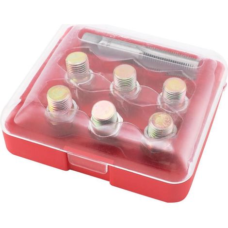 Sollbry Kit de reparación de roscas de cárter de aceite (6 piezas, M13 x 1,25 mm) (1/5)