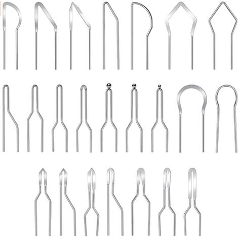 23 tipi di punte per pirografia con filo termoformato per intaglio del legno