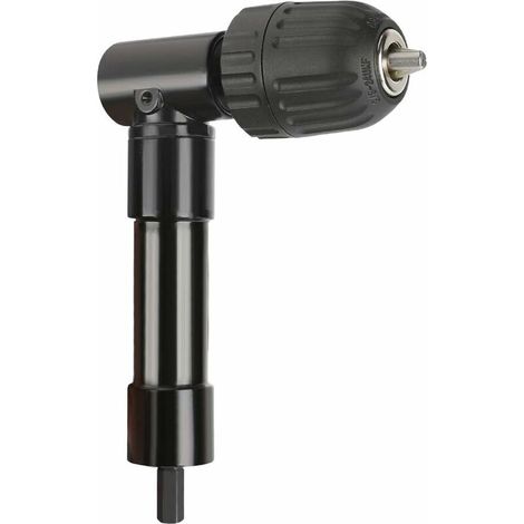 Right Angle Drill Adapter Attachment, Professional 90 Degrees 0.8-10mm Drilling Extension Chuck Suitable for 8mm Shaft Electric Drill Extension Tool for Tight Corner Workspace (1/5)