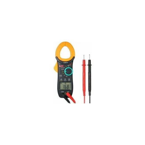Pinza amperimétrica digital, rango automático, 2000 cuentas - Capacitancia y continuidad audibles - Crezuo