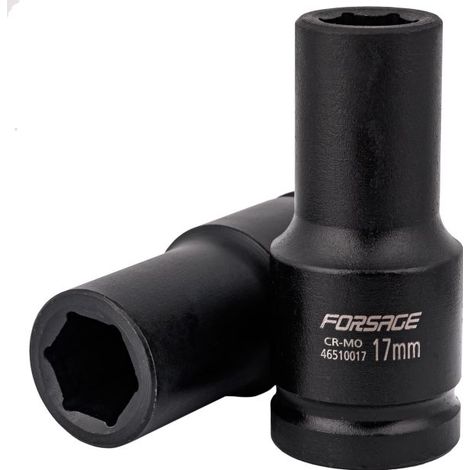 Douille à impact profonde 6 pans Forsage 3/4" 17 mm