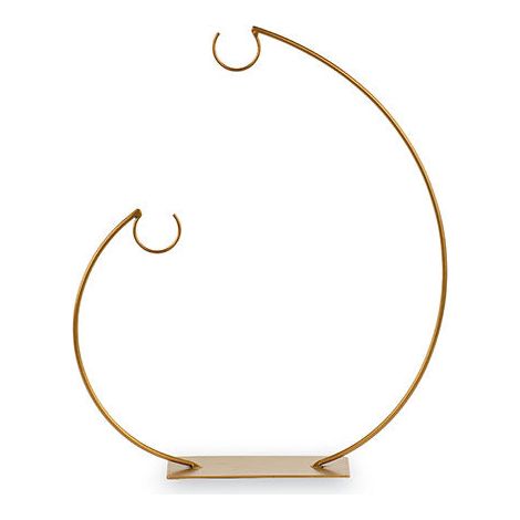 Cupido&Co. Display Metallo 2 Ganci H 400 Mm L 320 Mm Oro