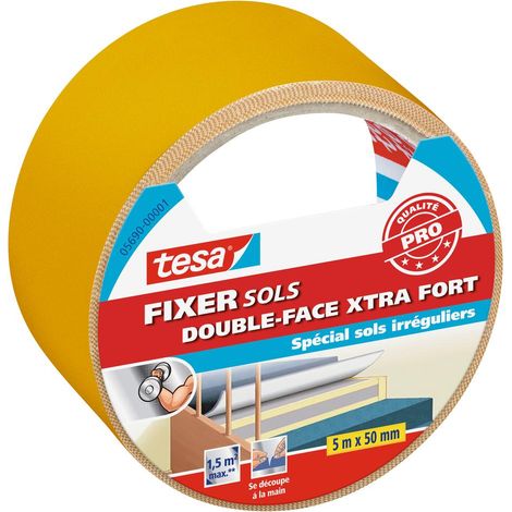 Tesa Nastro adesivo biadesivo invisibile 50 mm x 5 m