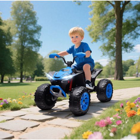 Elektrisches Kinder-Quad 24 V, 2 Motoren, 6,5 km/h, blau HAVRYA (1/3)