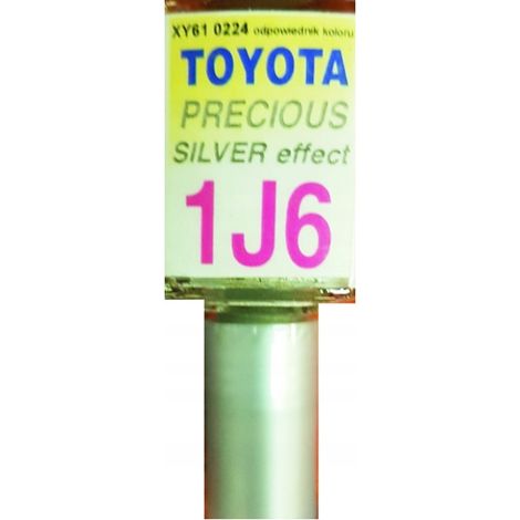 Reparación de arañazos en pintura de coche Toyota 1J6 color plata precioso 10 ml ARA (1/5)