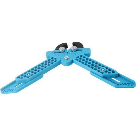 Support pour arc à poulies, antidérapant et réglable, bleu (1/5)