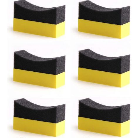 Tampons applicateurs en mousse pour le nettoyage et le polissage des voitures (6 pièces) (1/5)