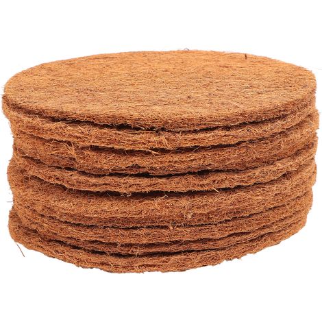 Tapis de nidification pour oiseaux, 10 pièces, respirant et réglable, remplacement en Fiber de coco naturelle pour de nombreuses tailles de nids (1/5)