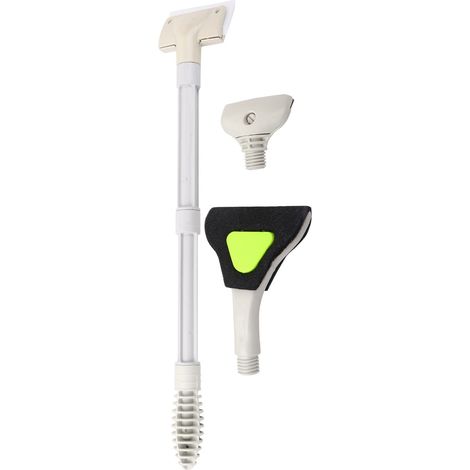 Aquarienreinigung ZYSH1 3 Zubehörteile in 1 Set mit Glasbürste, Silikonpad und Acrylschaber
