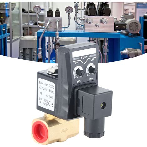 Vanne de purge électronique pneumatique OPT-A à division, vanne de purge électronique, électrovanne, 220 V CA (1/5)