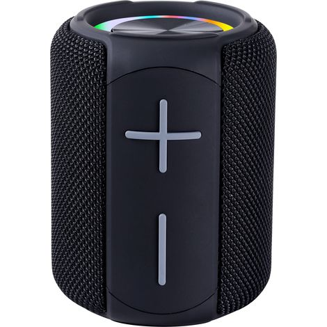 Enceinte Bluetooth sans fil, compatible avec les cartes TF, les ports USB, la radio FM et les appels Bluetooth TWS - Étanchéité IPX6. (1/3)