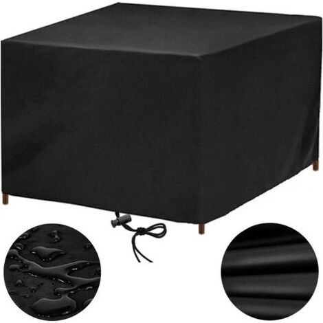 Housse Table de Jardin Housse Salon de Jardin Exterieur Impermeable 60x60 Housses pour Mobilier de Jardin Housse de Protection Bâche Salon de Jardin Exterieur pour Table Chaise Set, 60x60x60cm (1/5)