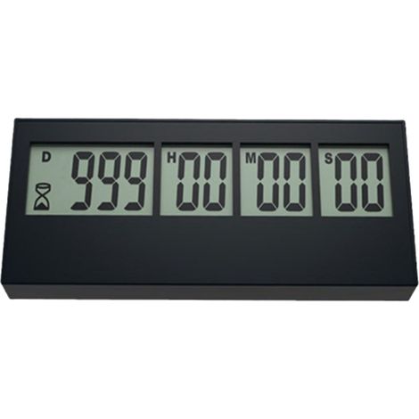 Digitales Countdown-Zeitmessgerät 999 Rückwärtszählung für Urlaub, Ruhestand, Hochzeit, Labor und Küche (1/5)