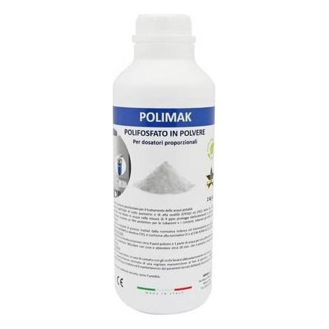 FLACONE DI POLIFOSFATO IN POLVERE PER DOSATORI Misura: 1 kg