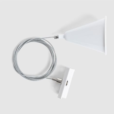 Kit de Suspension pour Rail Monophasé UltraPower Blanc