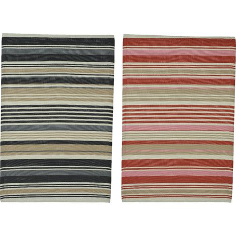 STUOIA STRIPE PP 180X120CM BLU / BEIGE / ROSSA. (1/3)