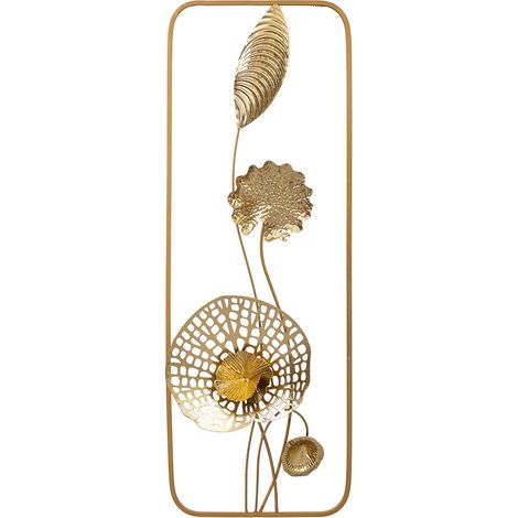 Mural decorativo de pared de metal 31,1x89,5x7,0 (1/5)