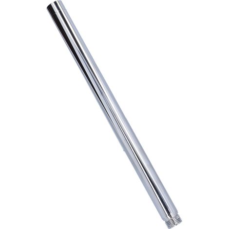 Bras de douche de 30 cm (12 po) en acier inoxydable G1/2 po avec finition chromée polie. Facile à installer et à nettoyer pour salle de bain et toilettes. (1/5)
