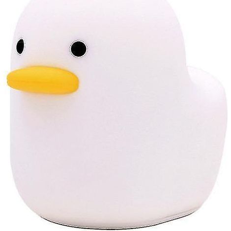 Veilleuse LED, veilleuse canard mignonne et discrète pour bébé, lampe de chevet intelligente avec minuteur tactile, S (1/3)