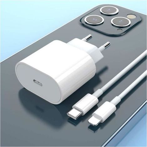20W USB-C Schnellladegerät für iPhone mit 1M Kabel für iPhone 13-13 Mini-13 Pro-13 Pro Max-12 11, Typ-C Wandadapter [1352] (1/5)